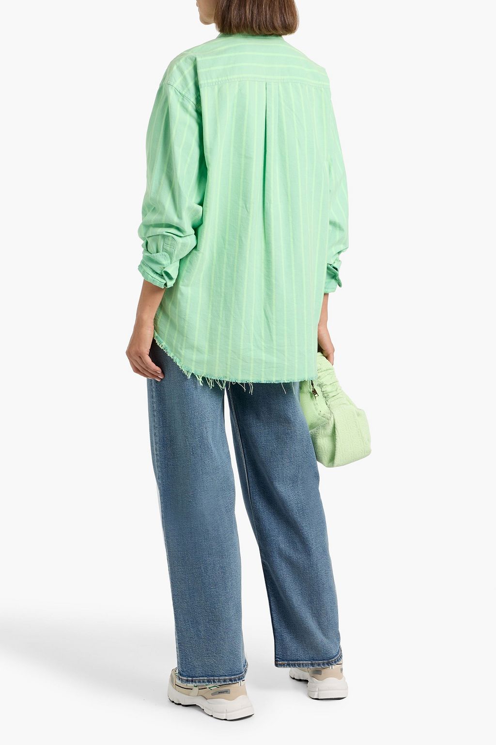 GANNI High-rise wide-leg jeans