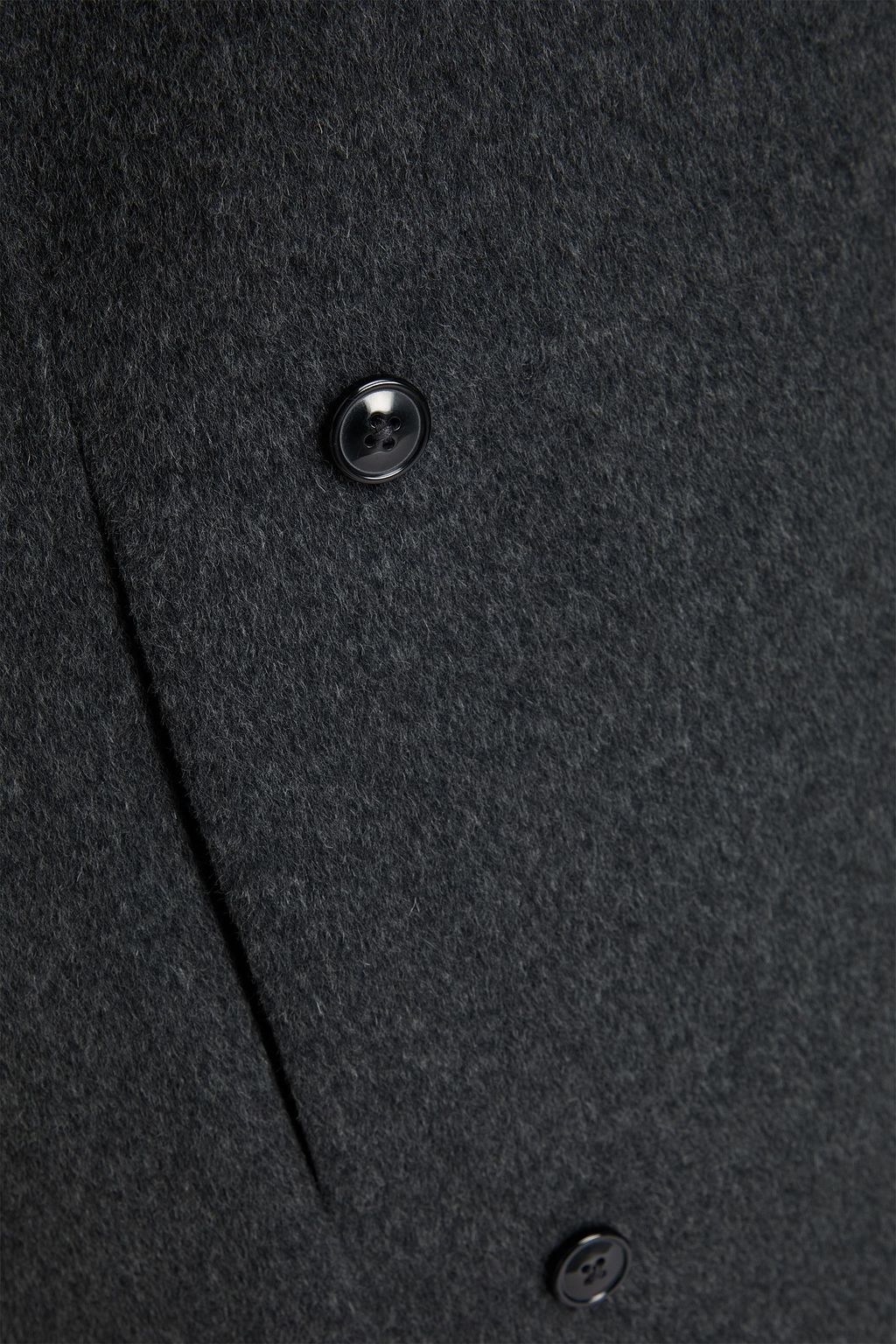 LOULOU STUDIO Fedra double-breasted brushed wool and cashmere-blend felt coat