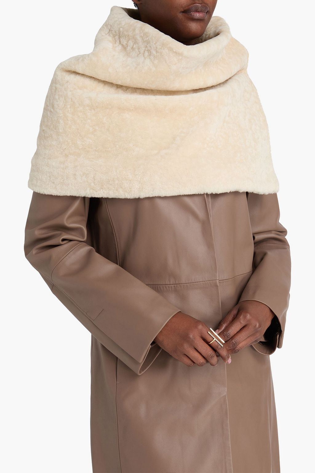 LOULOU STUDIO Ceza shearling snood
