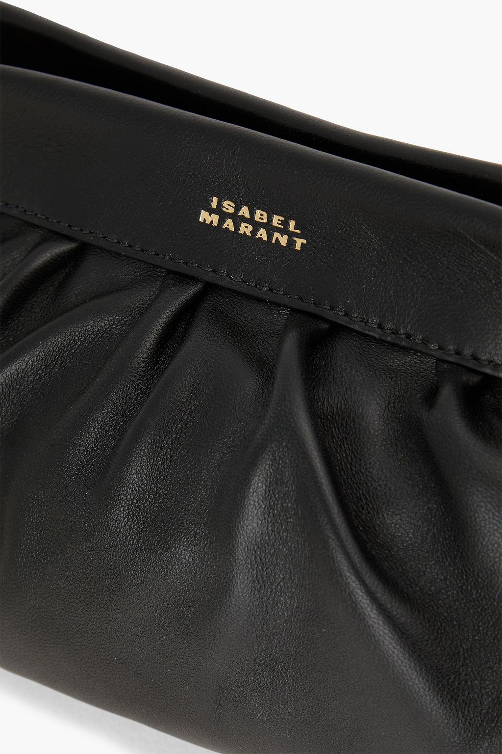 ISABEL MARANT Luz leather clutch