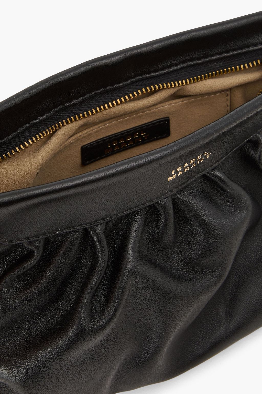 ISABEL MARANT Luz leather clutch