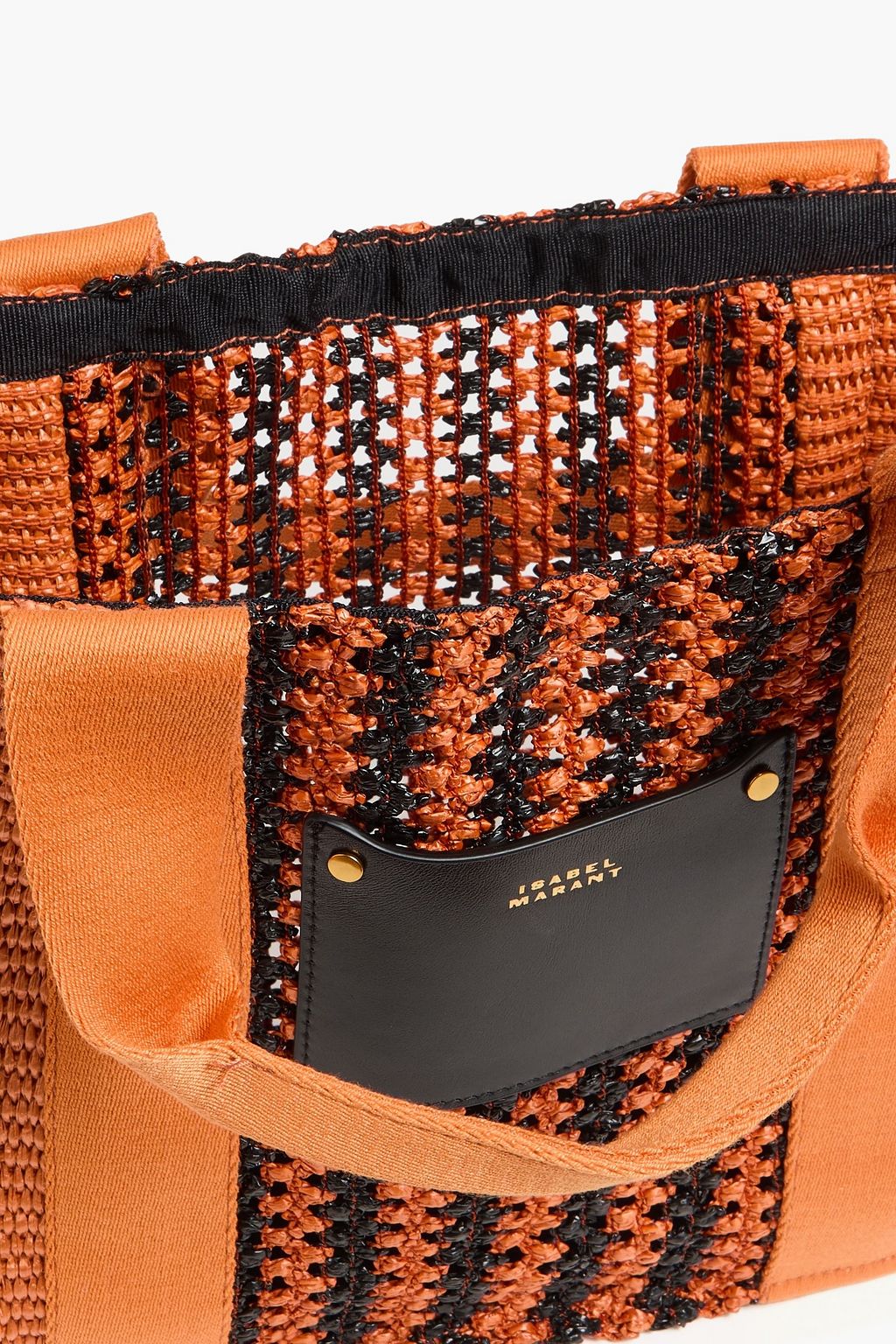 ISABEL MARANT حقيبة توت "أروبا" بحبكة كروشيه