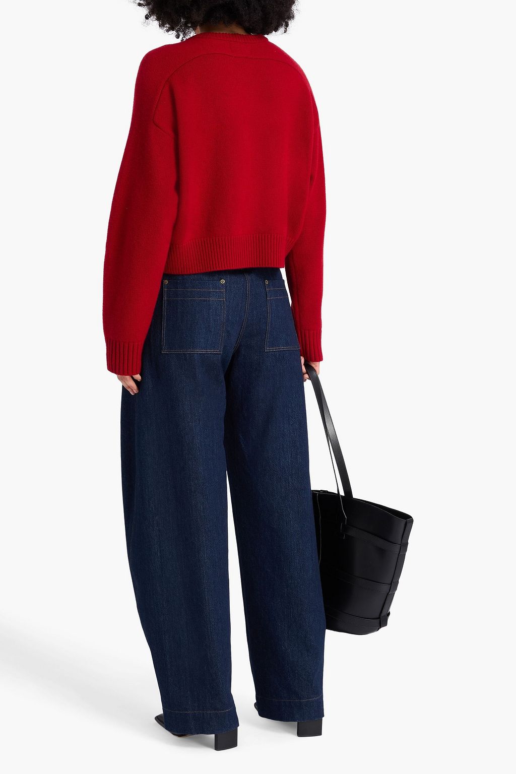 LOULOU STUDIO Bruzzi merino wool and cashmere-blend sweater