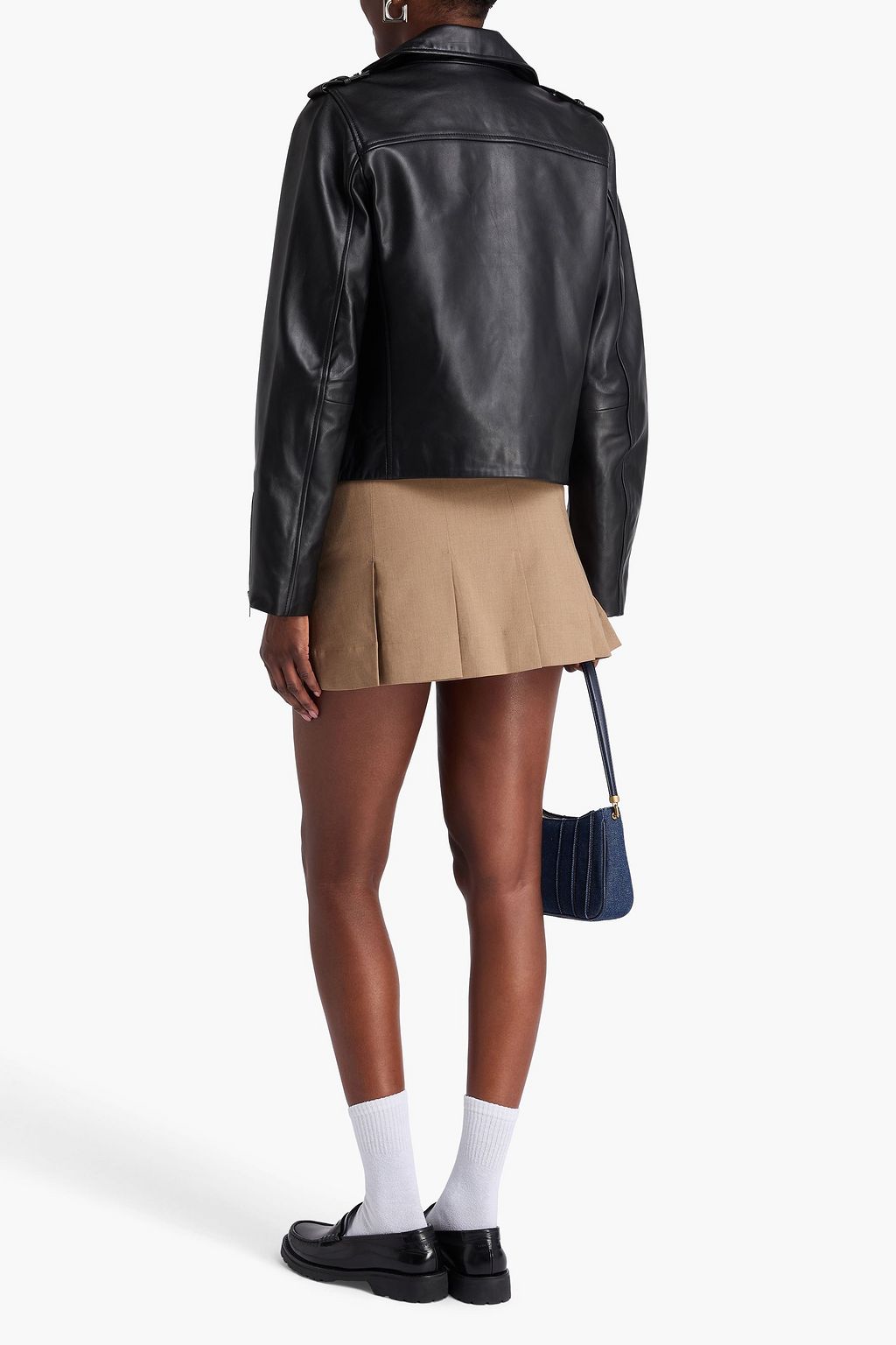 CLAUDIE PIERLOT Leather biker jacket