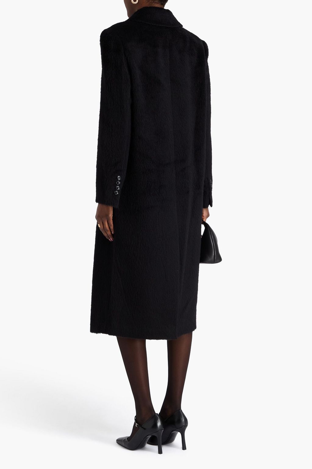 LOULOU STUDIO Danielle brushed alpaca and wool-blend felt coat