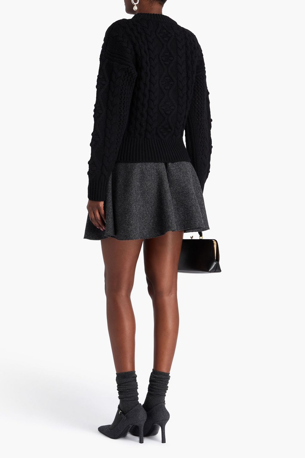 LOULOU STUDIO Eustace cable-knit wool and cashmere-blend sweater