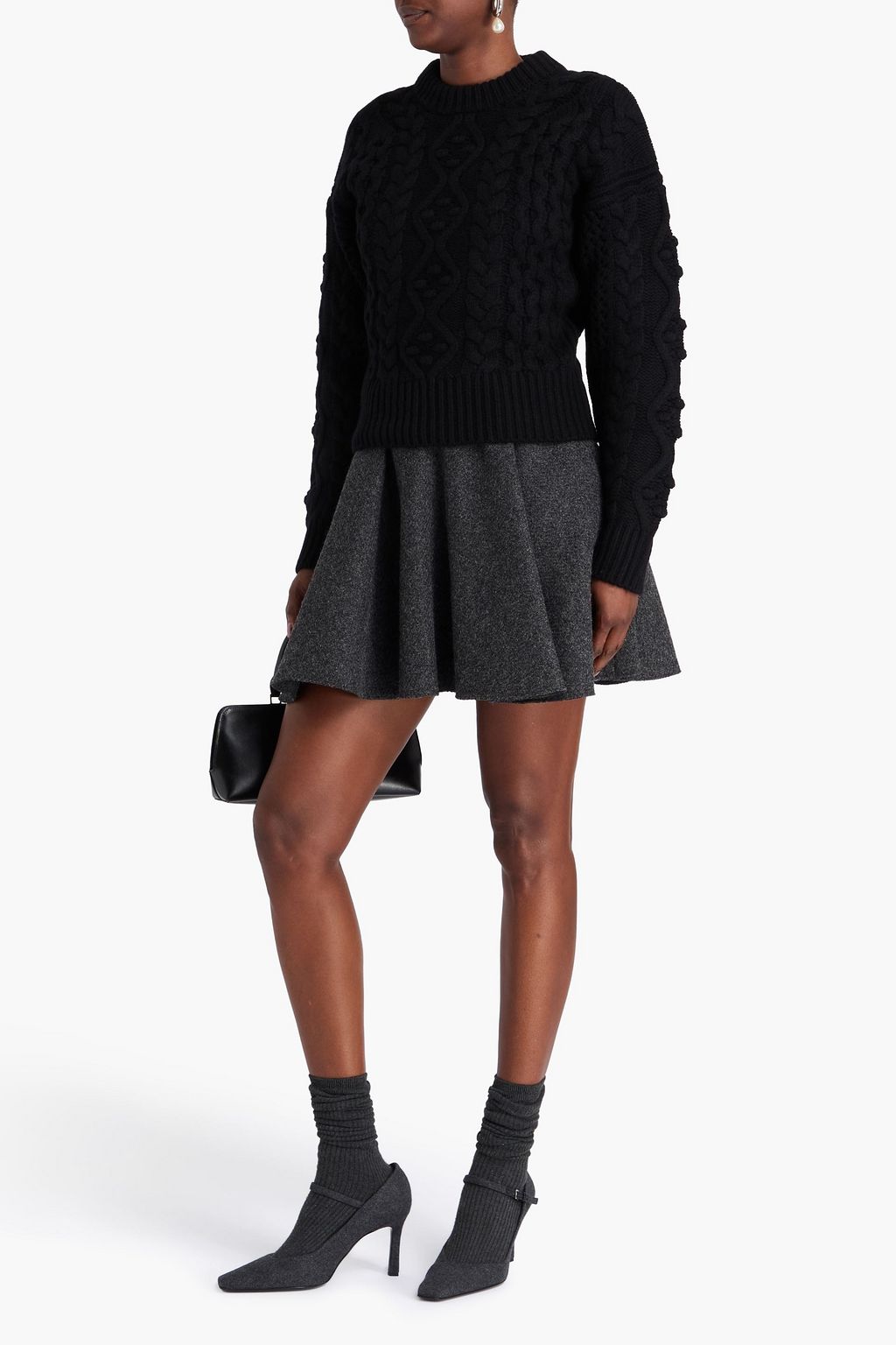 LOULOU STUDIO Eustace cable-knit wool and cashmere-blend sweater