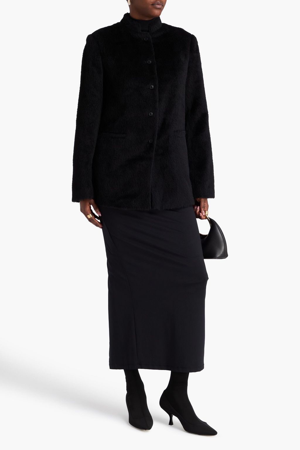 LOULOU STUDIO Fidan alpaca and wool-blend felt jacket