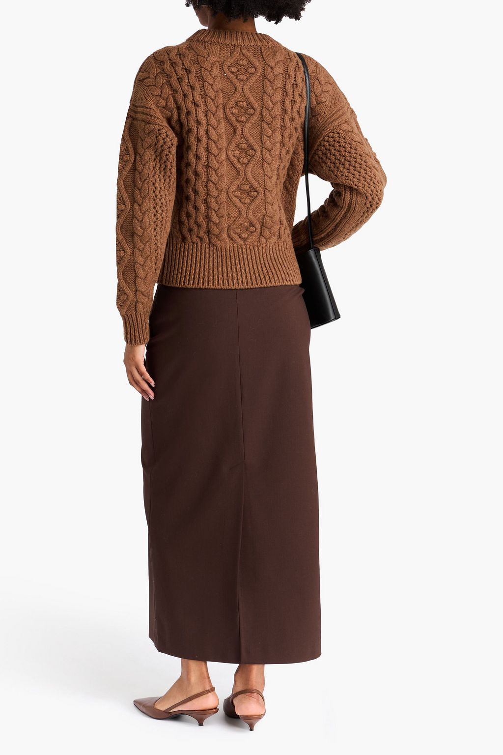 LOULOU STUDIO Eustace cable-knit wool and cashmere-blend sweater