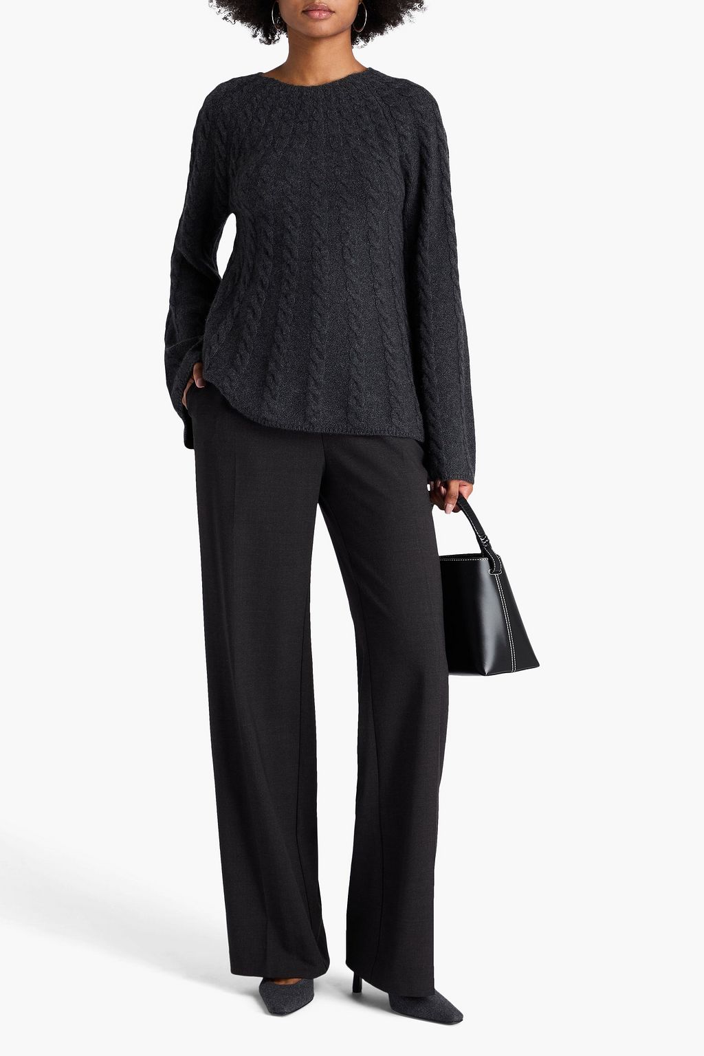 LOULOU STUDIO Amal cable-knit cashmere sweater