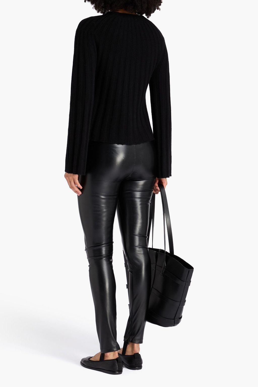 LOULOU STUDIO Ribbed wool and cashmere-blend sweater