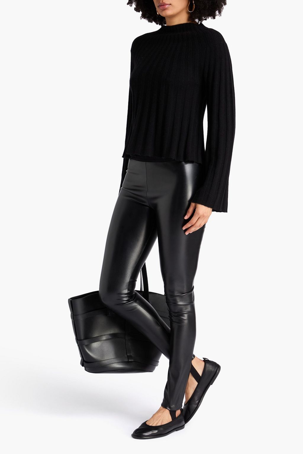 LOULOU STUDIO Ribbed wool and cashmere-blend sweater