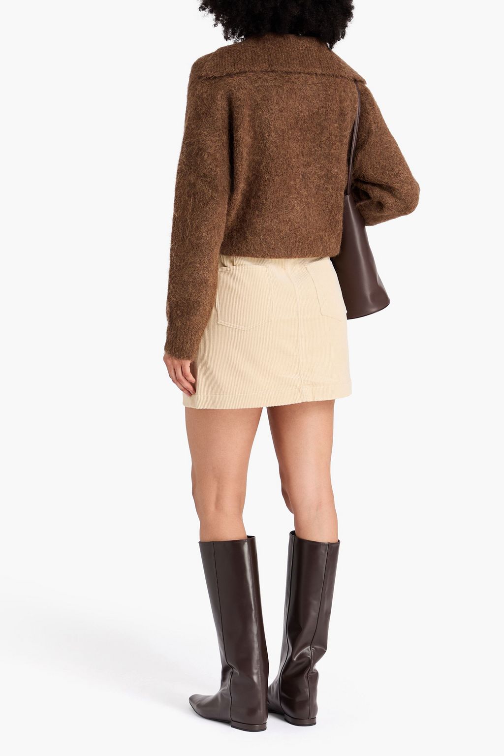LOULOU STUDIO Ambrose brushed alpaca-blend sweater