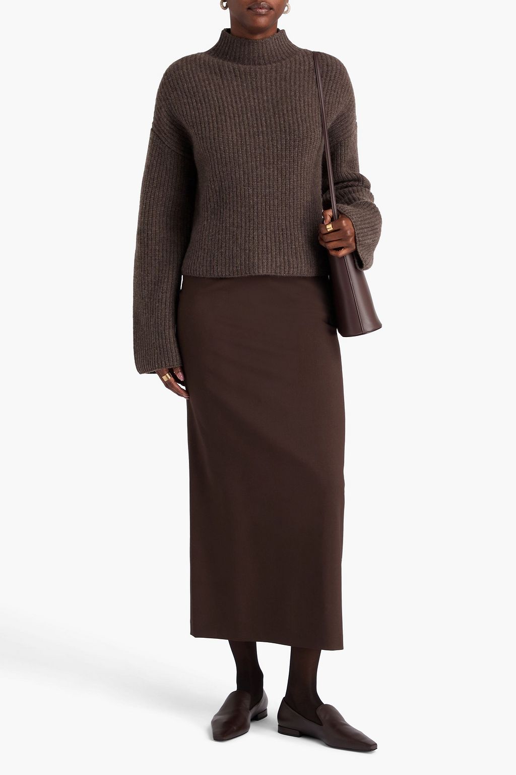 LOULOU STUDIO Faro ribbed cashmere turtleneck sweater