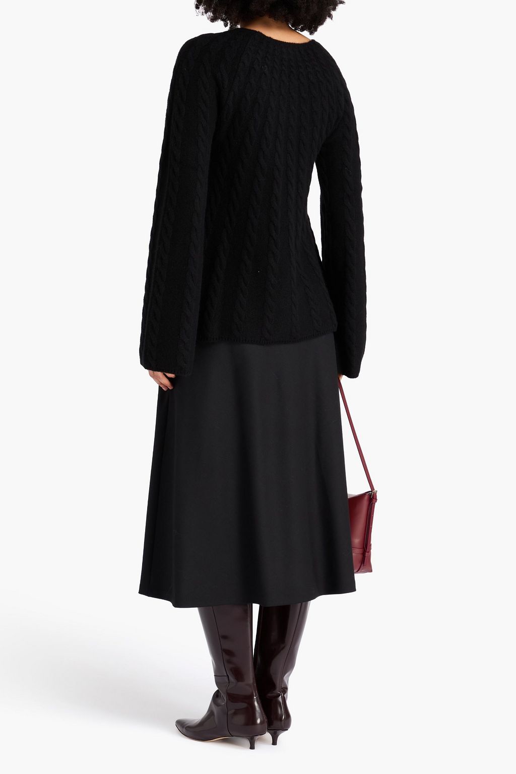 LOULOU STUDIO Amal cable-knit cashmere sweater
