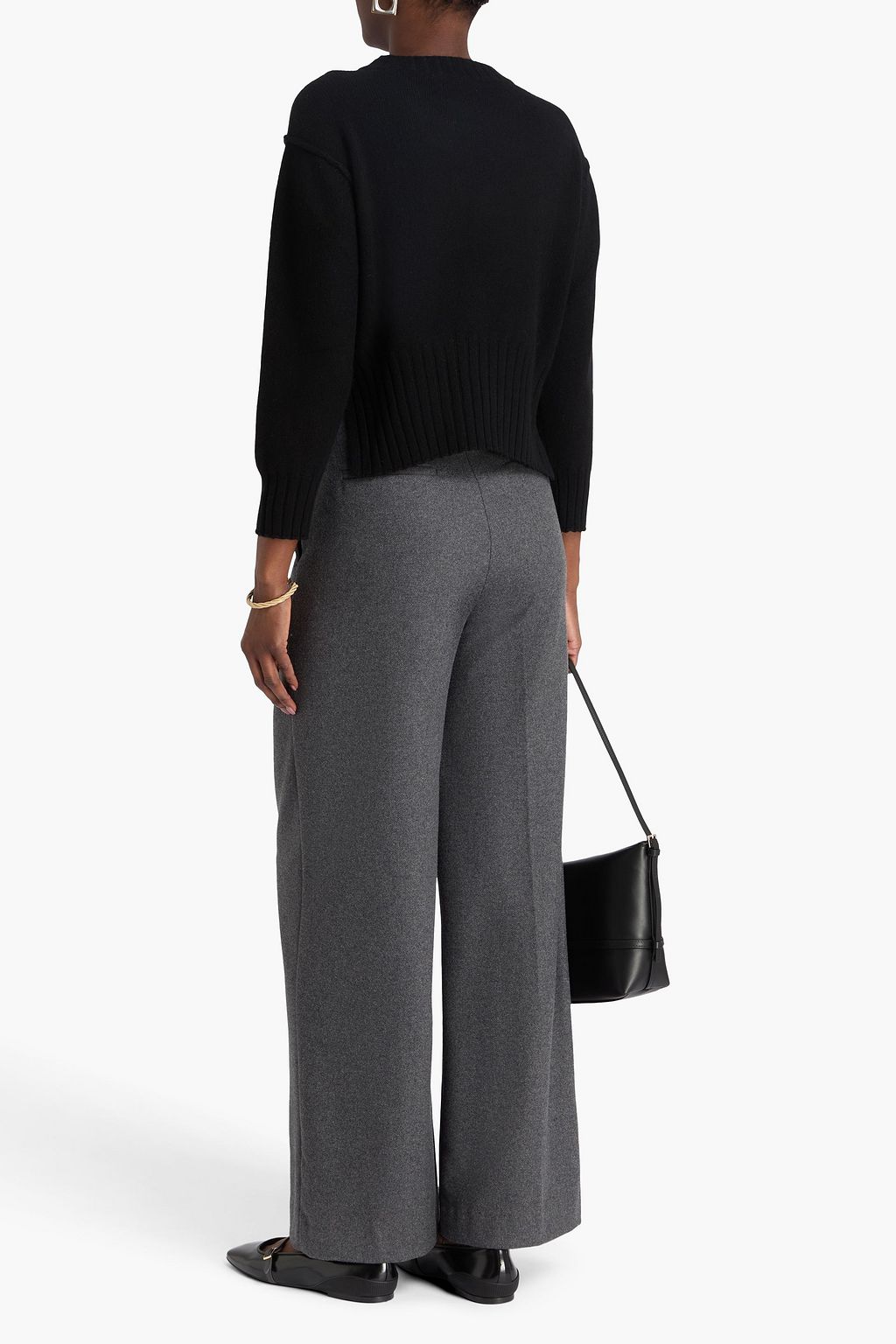LOULOU STUDIO Lian cropped cashmere sweater