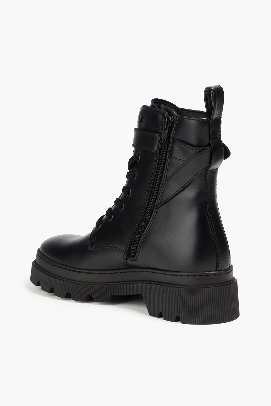 CLAUDIE PIERLOT Annabel レザー コンバットブーツ