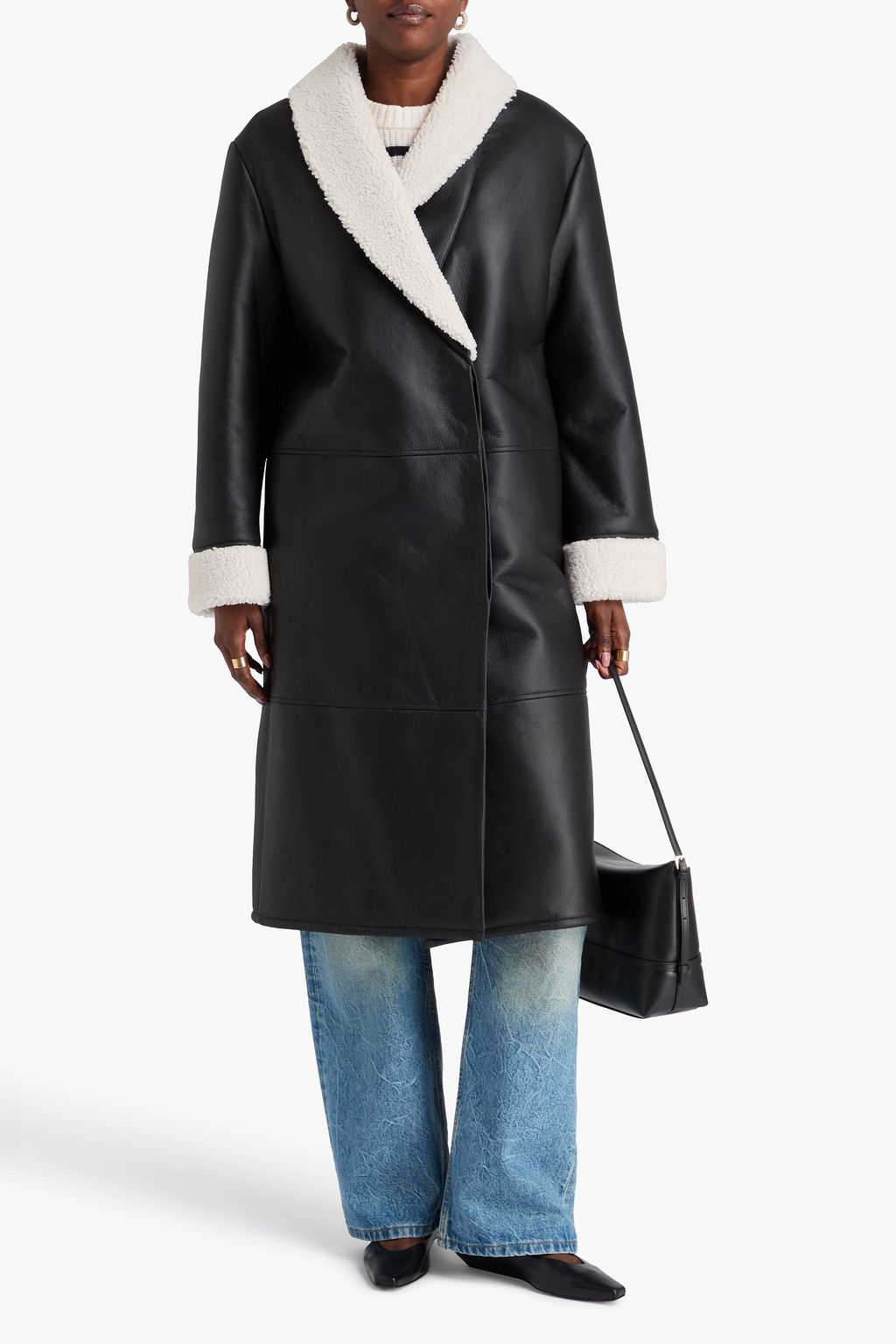 LOULOU STUDIO Elbe shearling coat