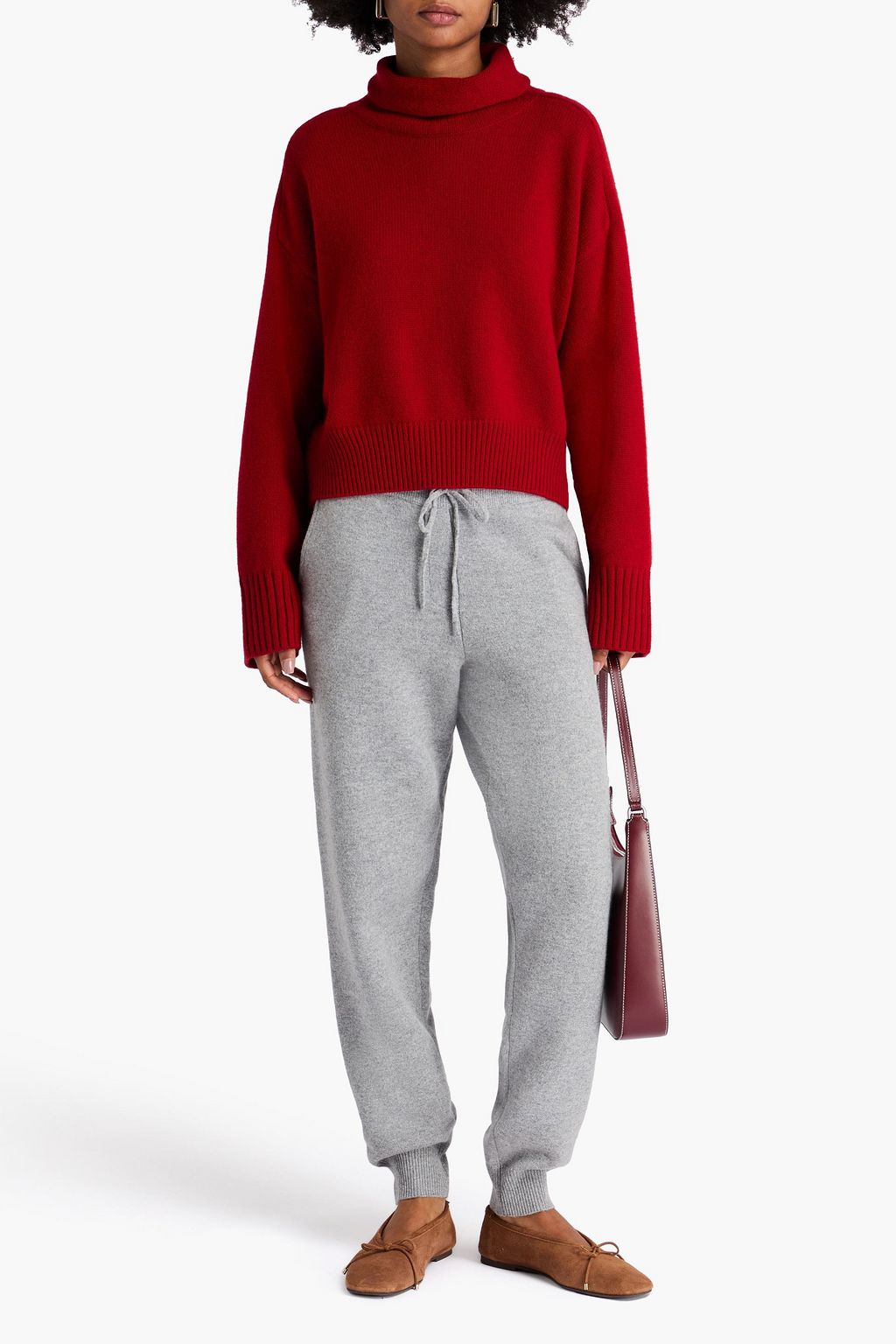 LOULOU STUDIO Stintino wool and cashmere-blend turtleneck sweater