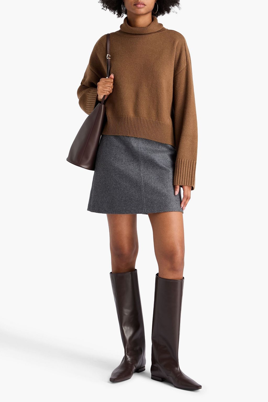 LOULOU STUDIO Stintino wool and cashmere-blend turtleneck sweater