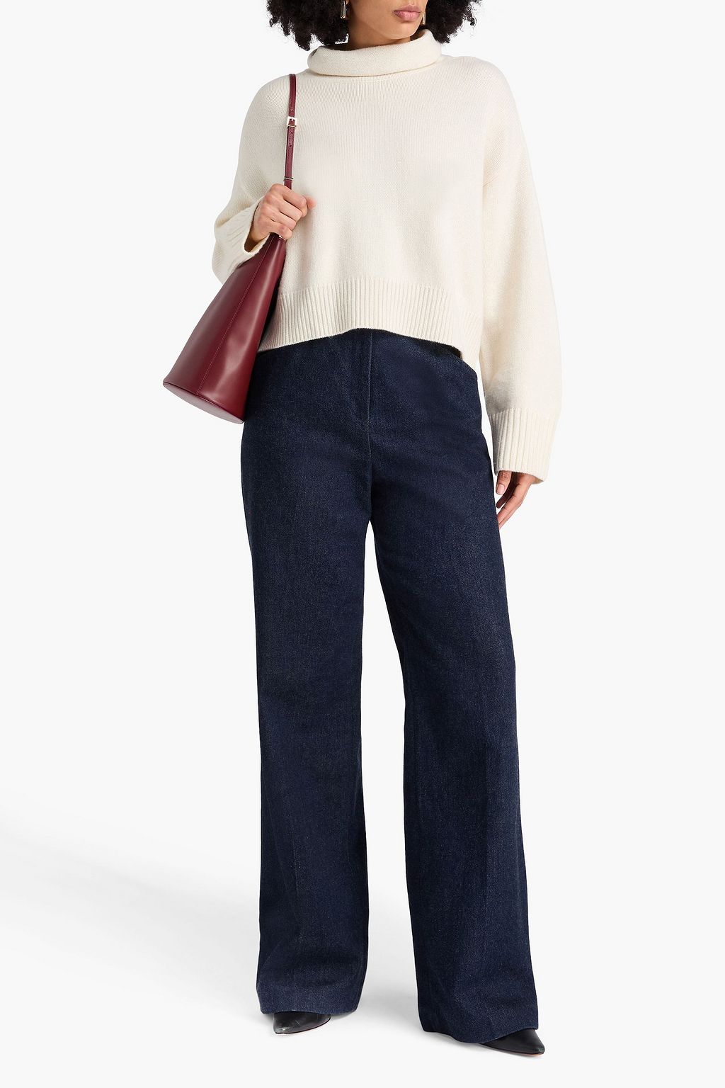 LOULOU STUDIO Stintino wool and cashmere-blend turtleneck sweater