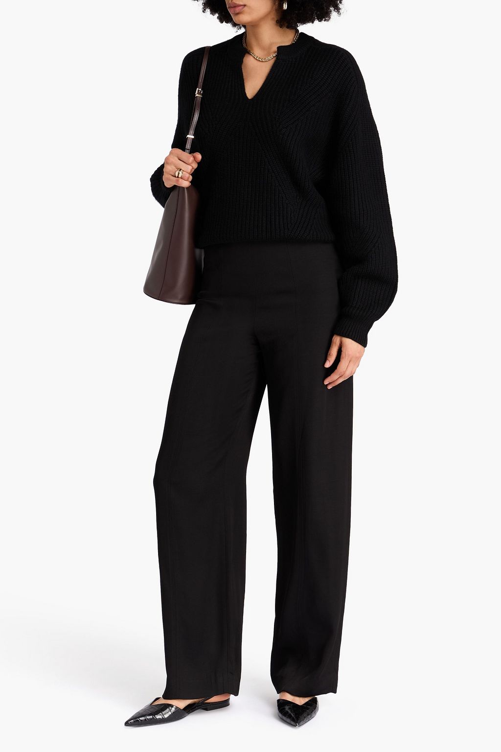 LOULOU STUDIO Laya ribbed cashmere cardigan