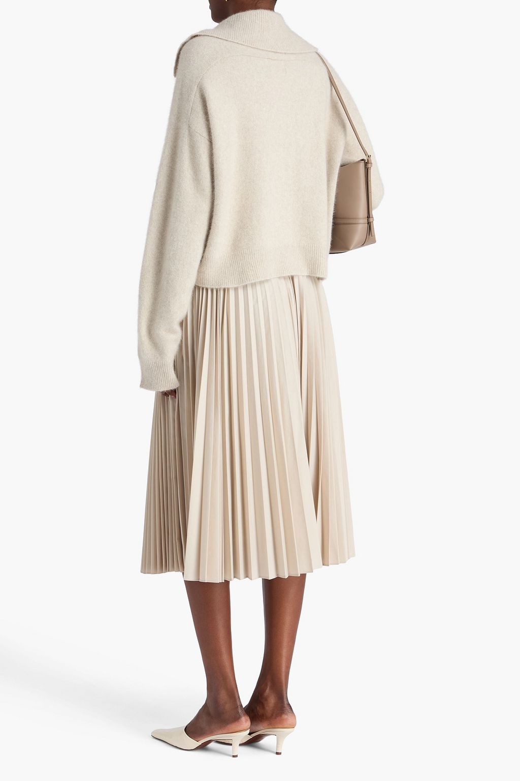 LOULOU STUDIO Sao Cardigan aus einer Wollmischung