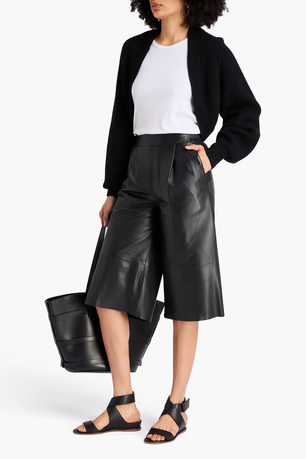 LOULOU STUDIO Inara ribbed cashmere shrug