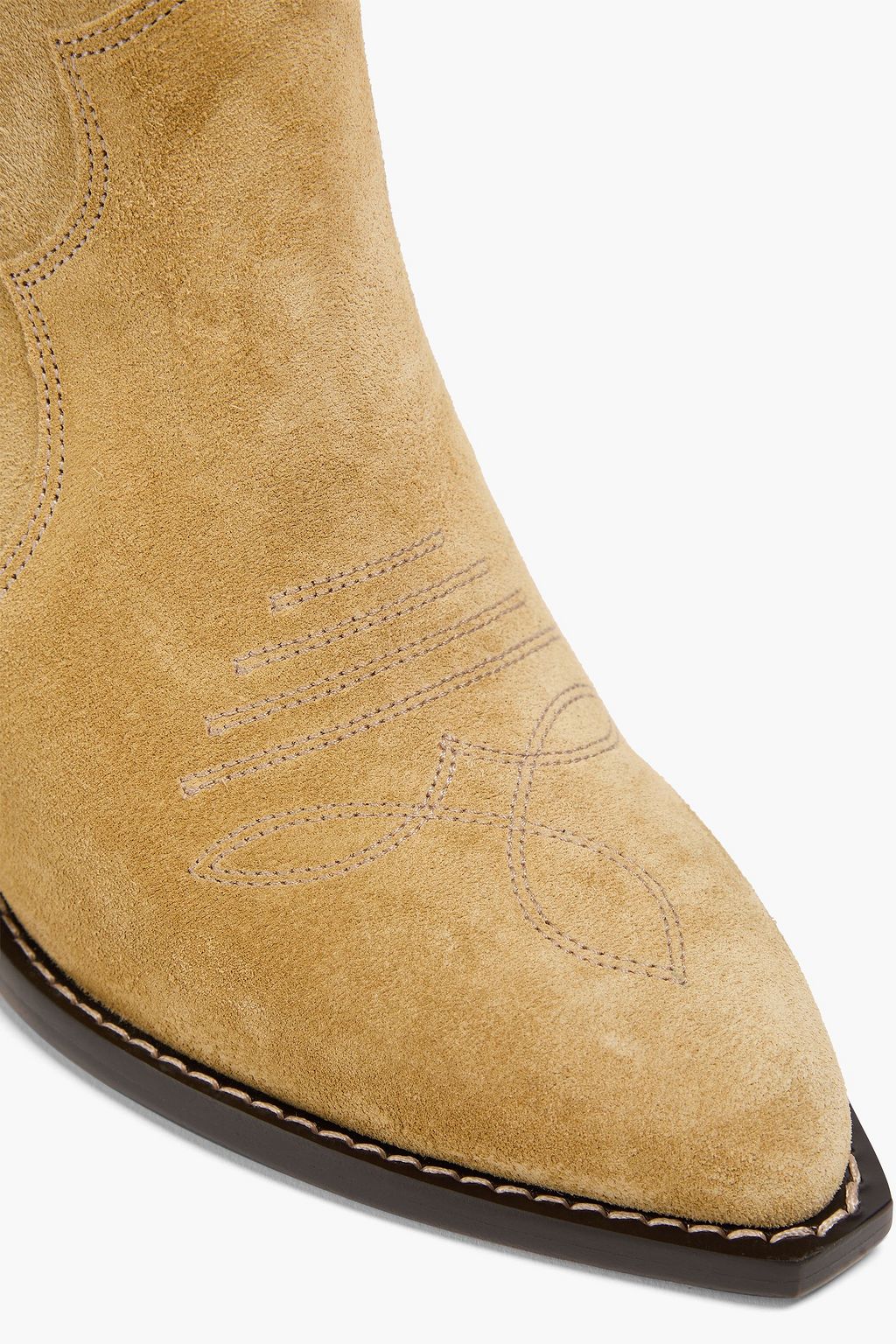 ISABEL MARANT حذاء بوت كاوبوي من الشامواه