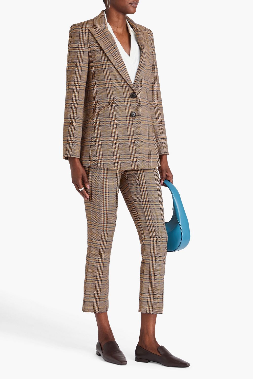 VERONICA BEARD Karierter Blazer „Maci“ aus Tweed