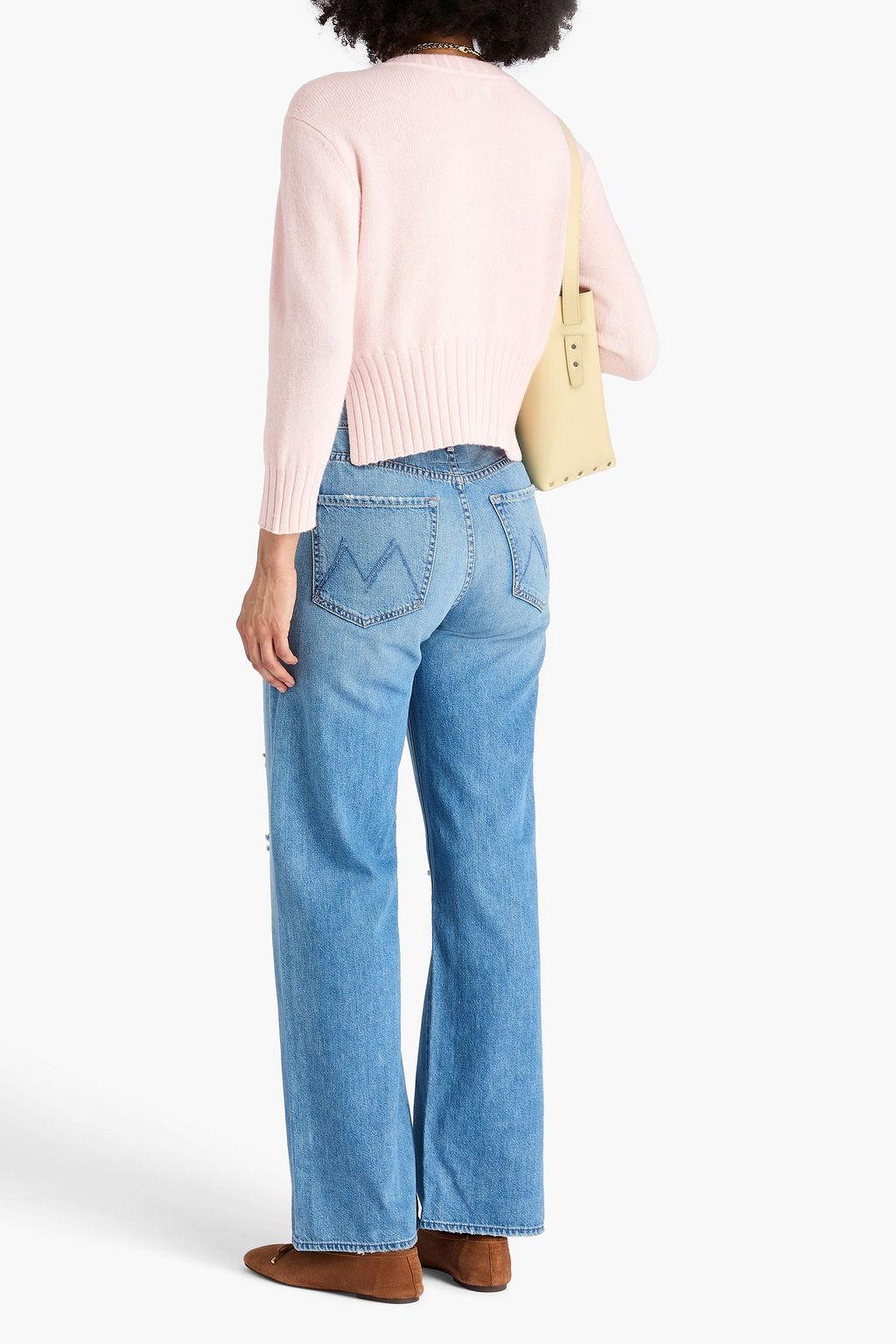 LOULOU STUDIO Lian cropped cashmere sweater