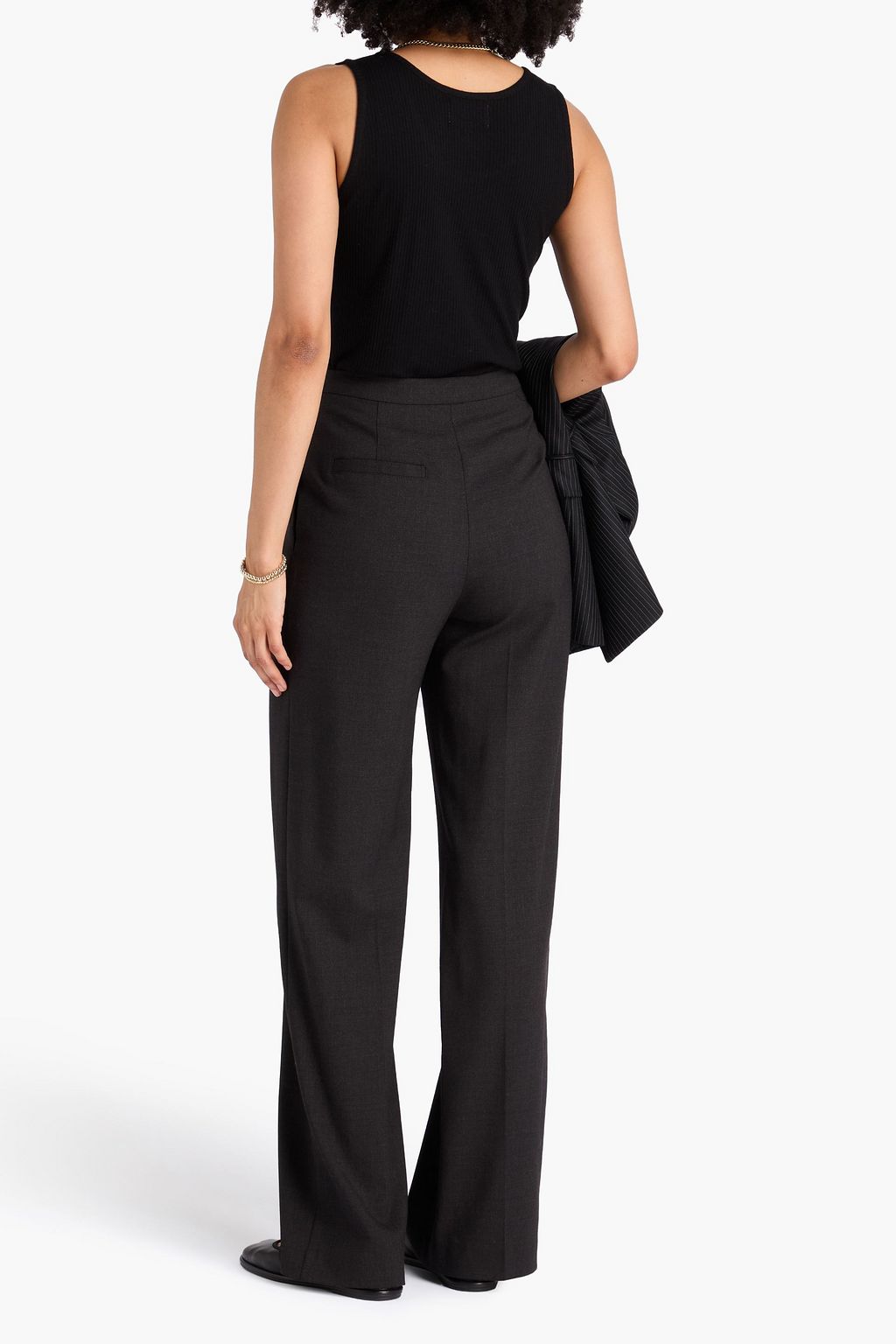 LOULOU STUDIO Alicudi mélange ribbed jersey tank