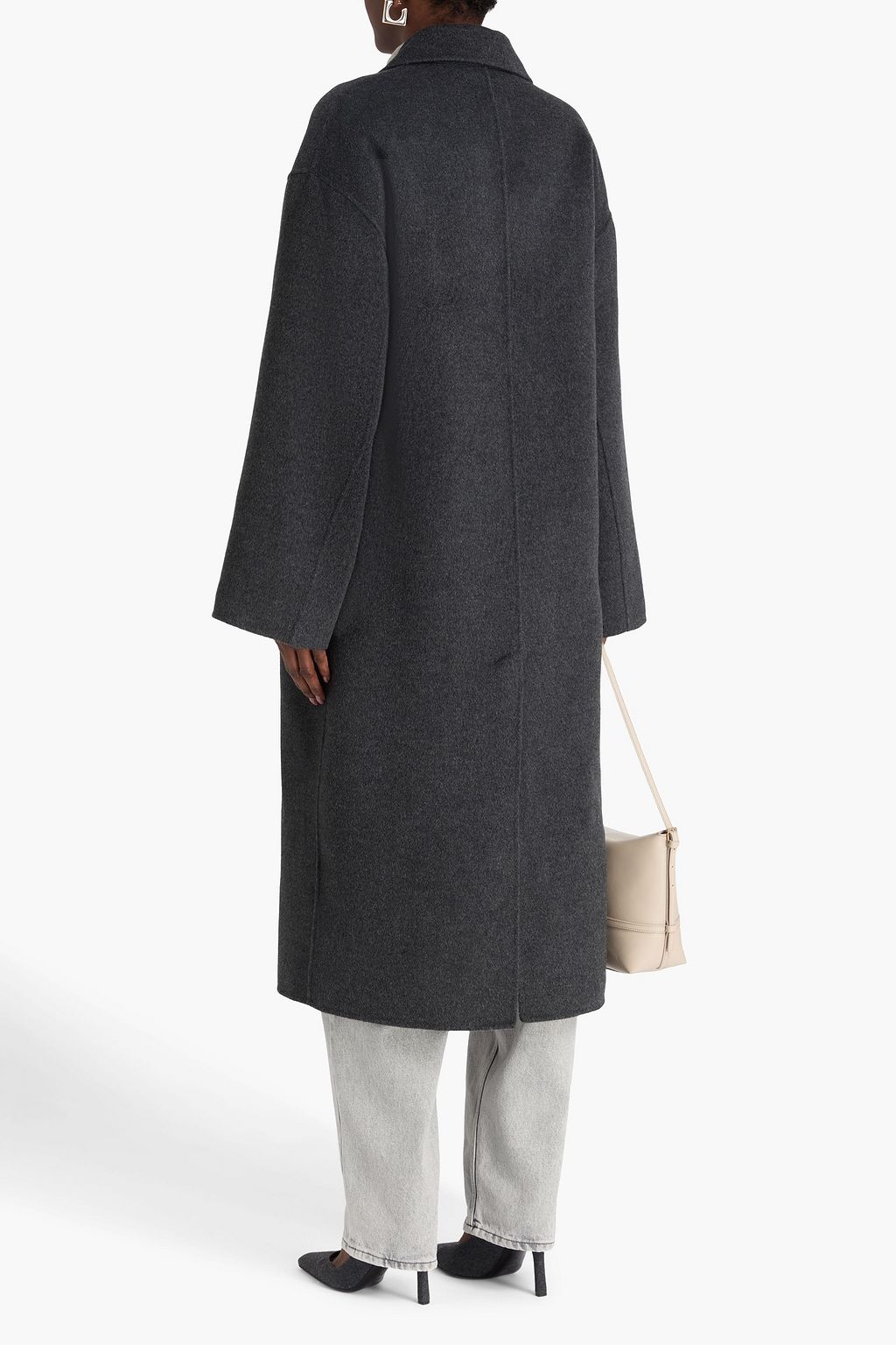 LOULOU STUDIO Borne double-breasted wool and cashmere-blend felt coat