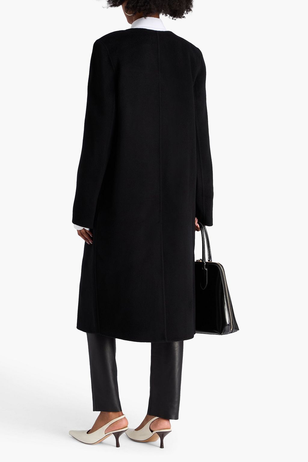 LOULOU STUDIO Banie wool and cashmere-blend coat