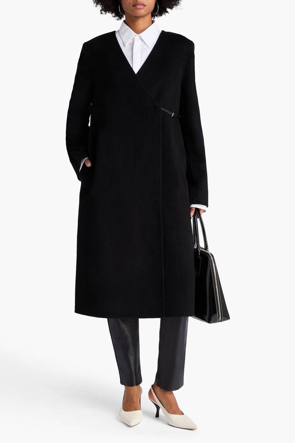 LOULOU STUDIO Banie wool and cashmere-blend coat