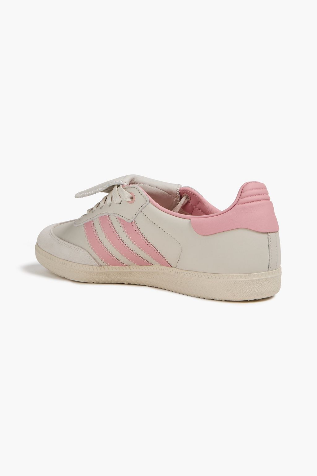 ADIDAS ORIGINALS 삼바 스트라이프 가죽 스니커즈