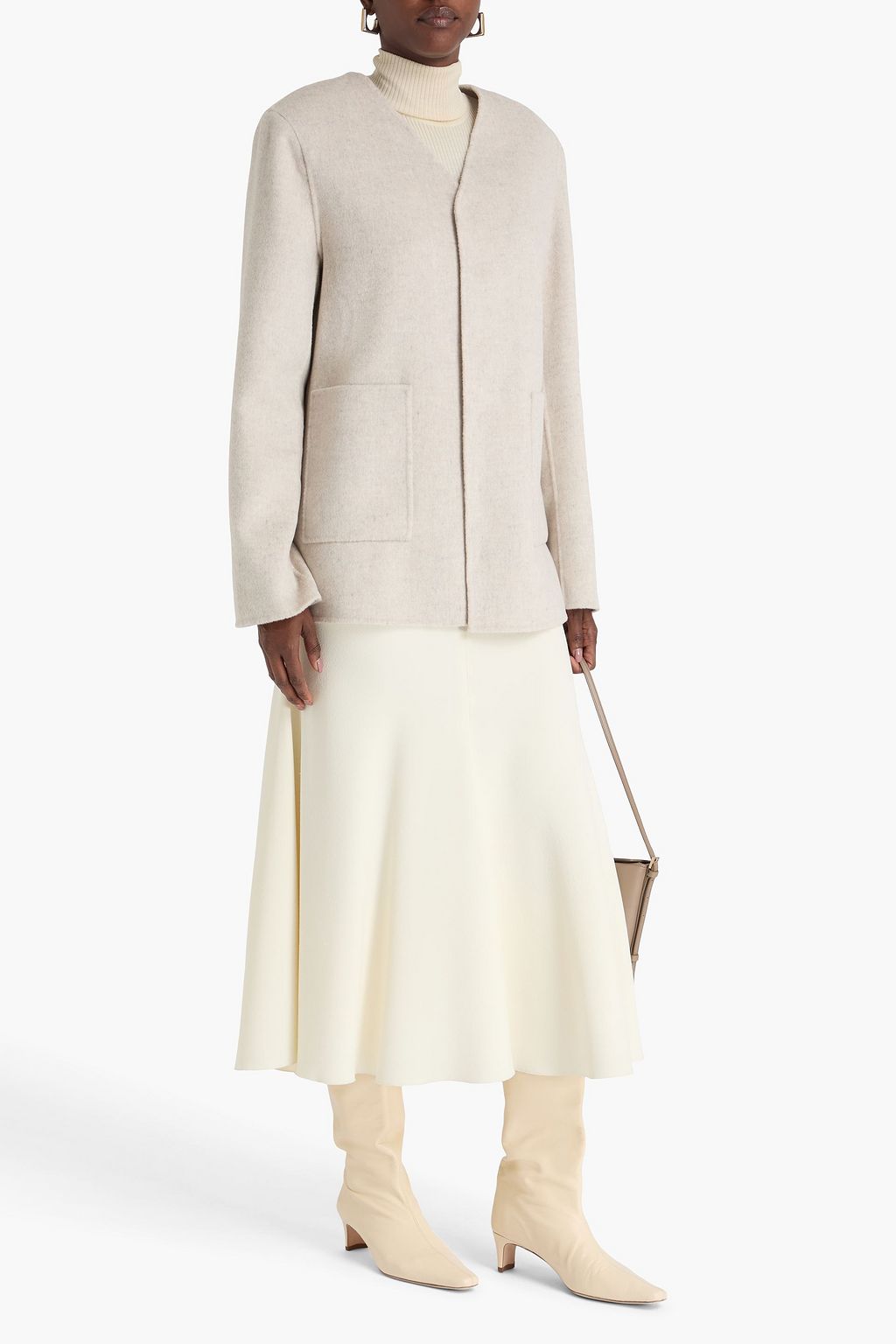LOULOU STUDIO Dessa brushed wool and cashmere-blend felt jacket
