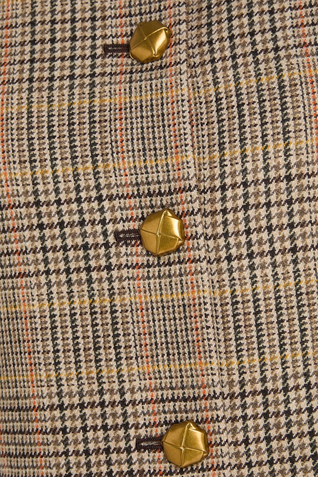 VERONICA BEARD Andrea Prince of Wales checked wool-blend tweed jacket