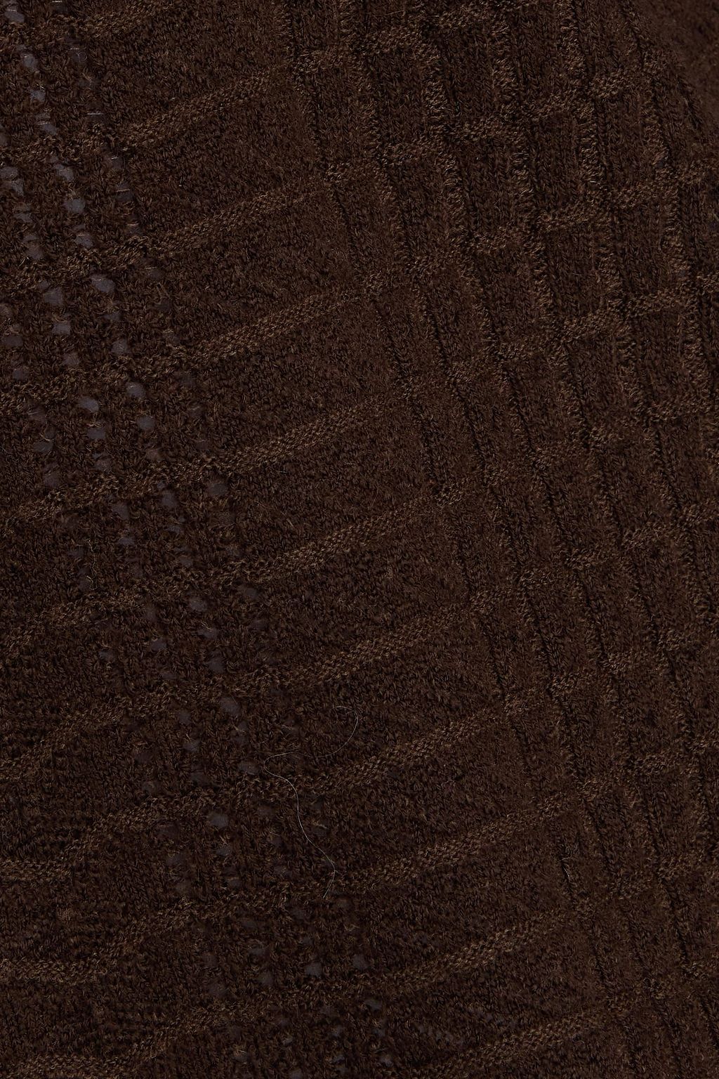 LOULOU STUDIO Zoe pointelle-knit wool-blend sweater