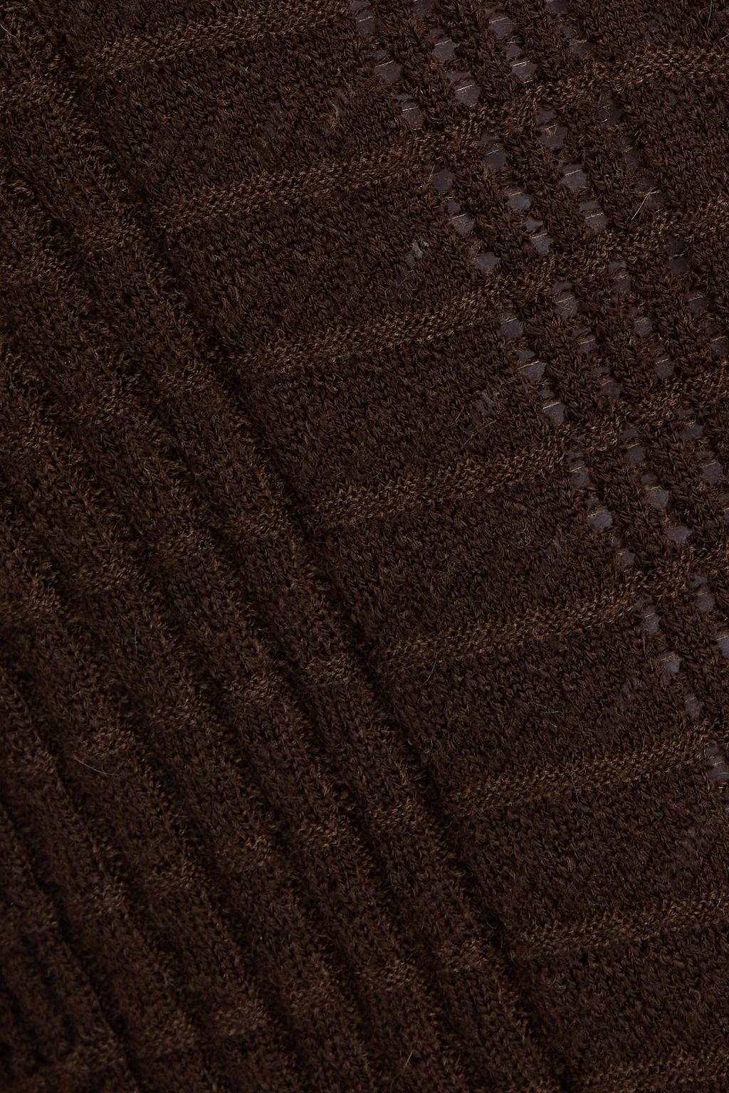 LOULOU STUDIO Orion pointelle-knit wool-blend turtleneck sweater