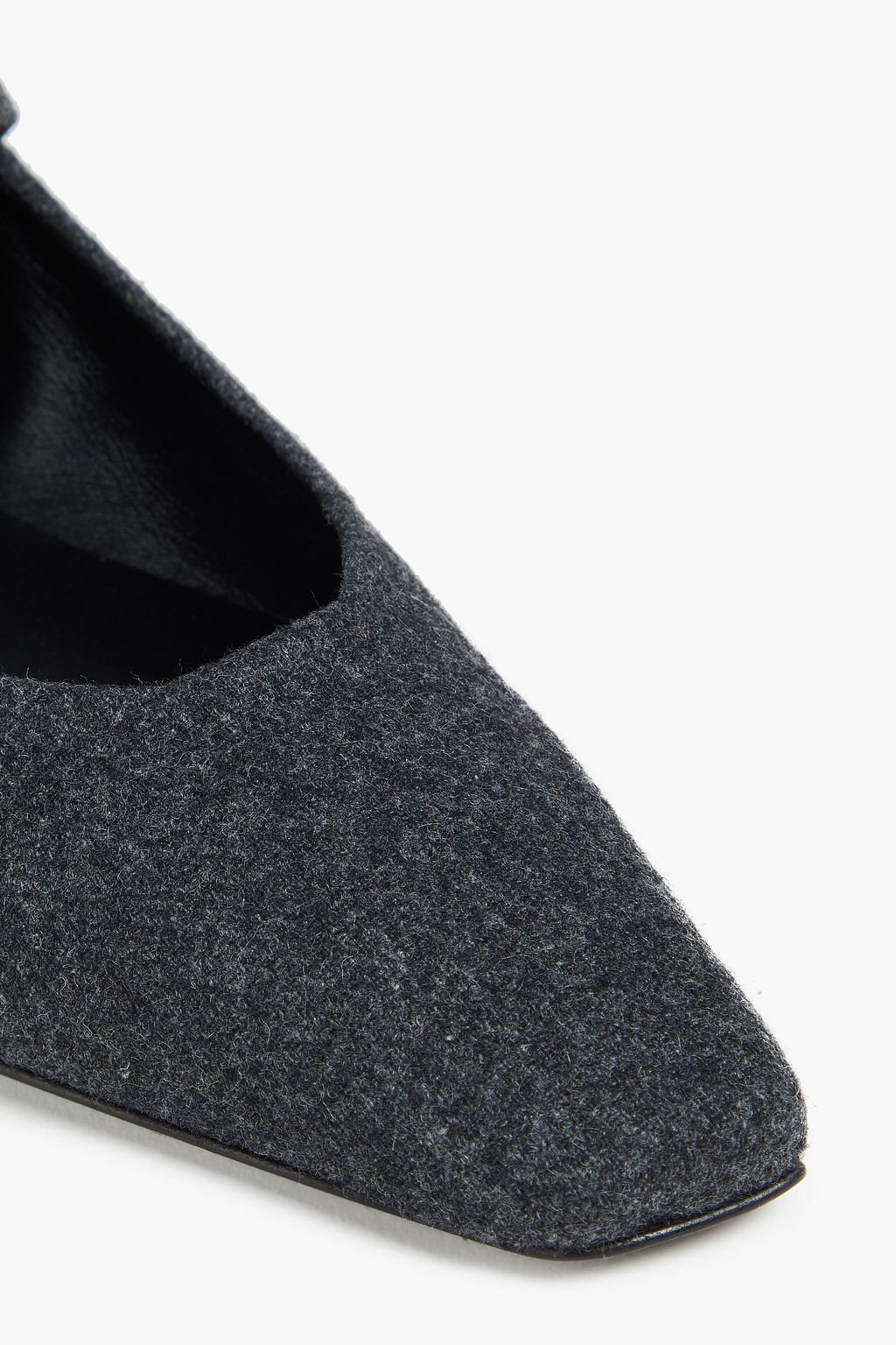 LOULOU STUDIO Regane flannel Mary Jane flats