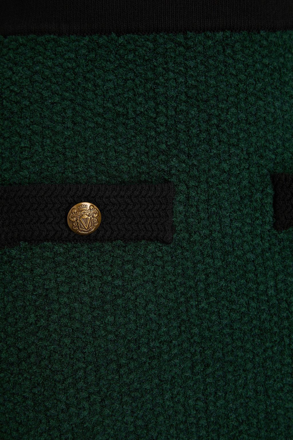 VERONICA BEARD Rivka bouclé-knit mini skirt