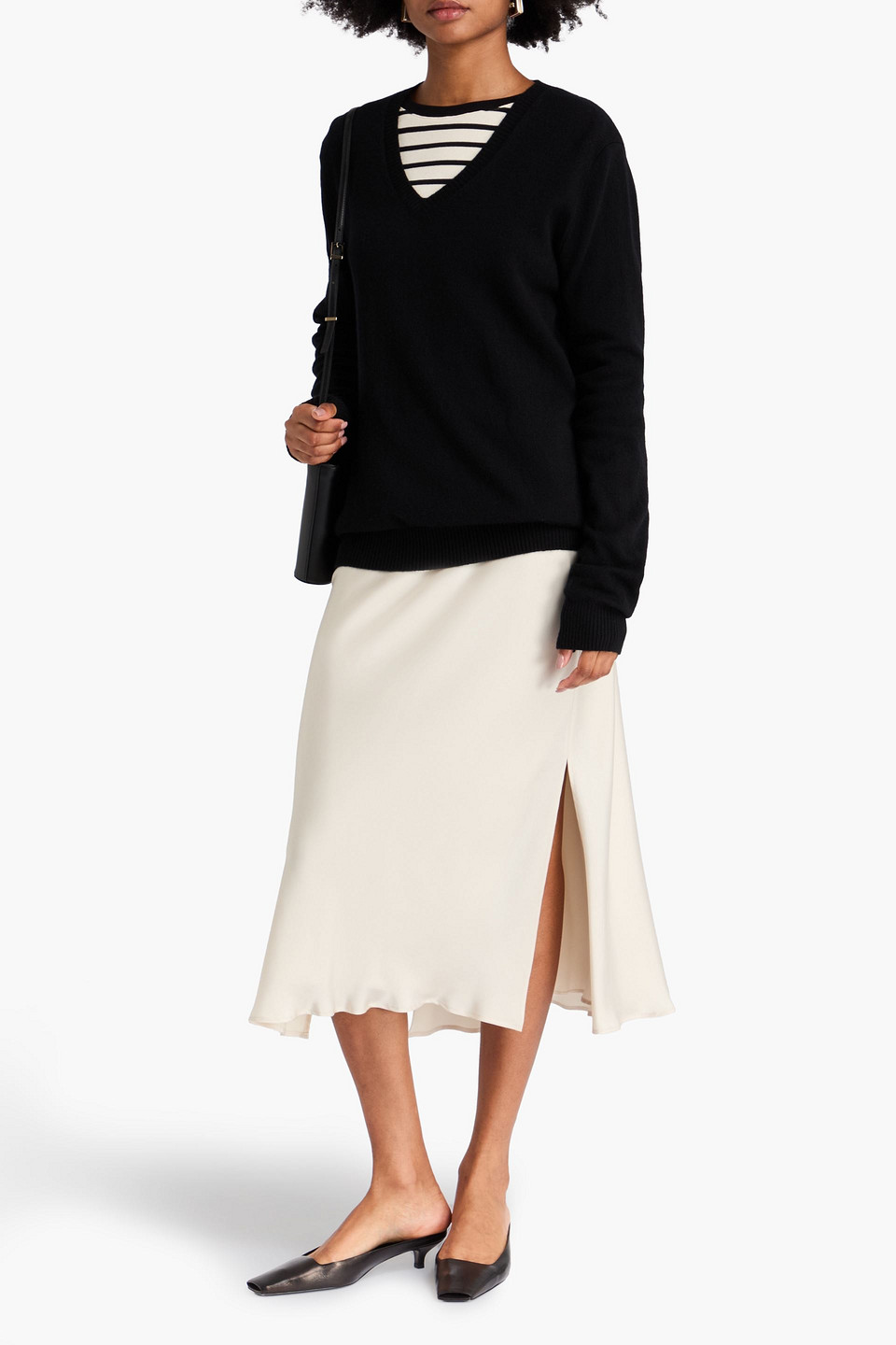  Loulou De Saison - Serafini Kaschmirpullover - Schwarz - Xl 