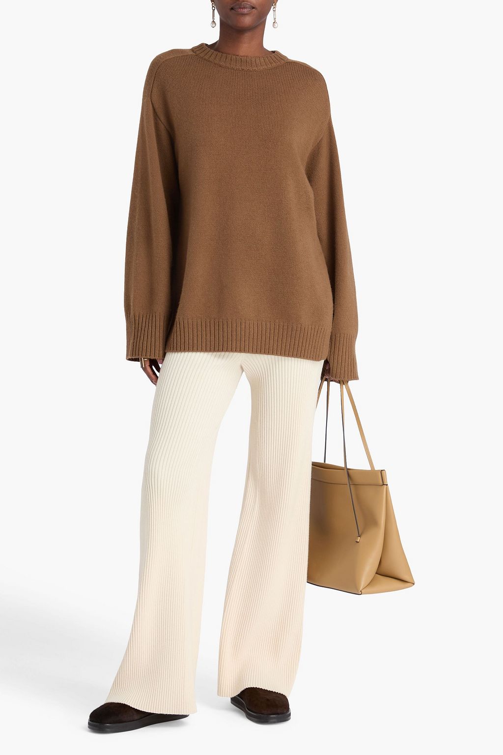 LOULOU STUDIO Safifa wool and cashmere-blend sweater