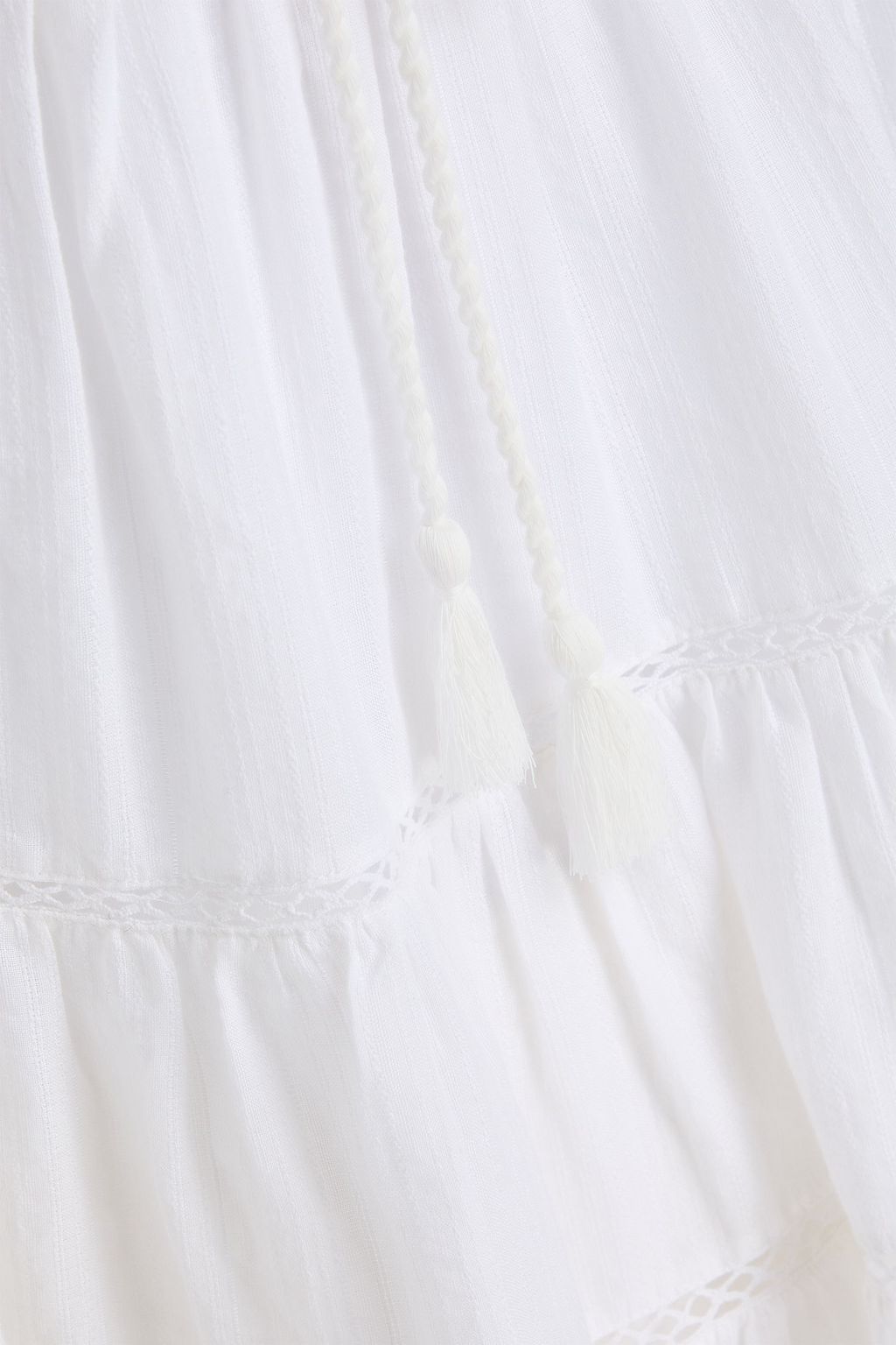 MARANT ÉTOILE Lioline gestufter Minirock aus Jacquard aus einer Baumwollmischung