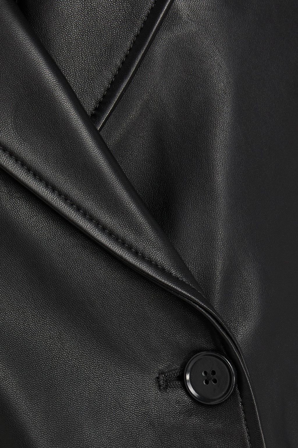 LOULOU STUDIO Benetra double-breasted leather blazer