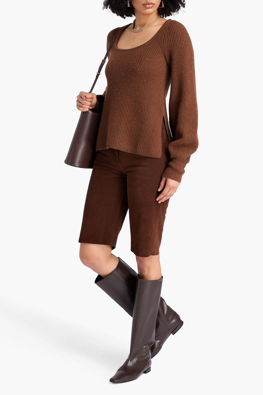 LOULOU STUDIO Hermus ribbed cashmere sweater
