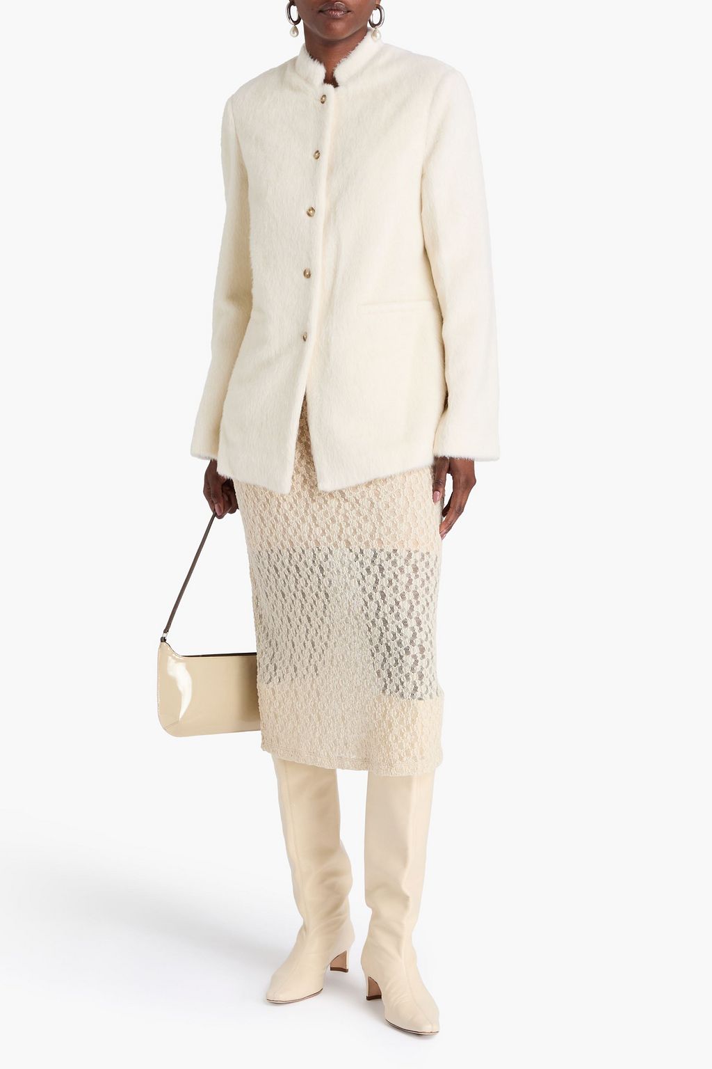 LOULOU STUDIO Fidan alpaca and wool-blend felt jacket