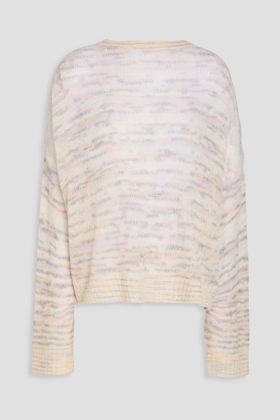 Missoni Space-dyed Crochet-knit Sweater In Neutral