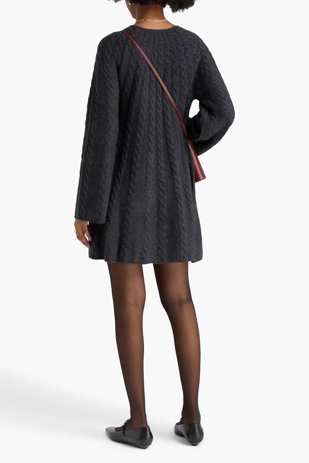 LOULOU STUDIO Blasse cable-knit cashmere mini dress